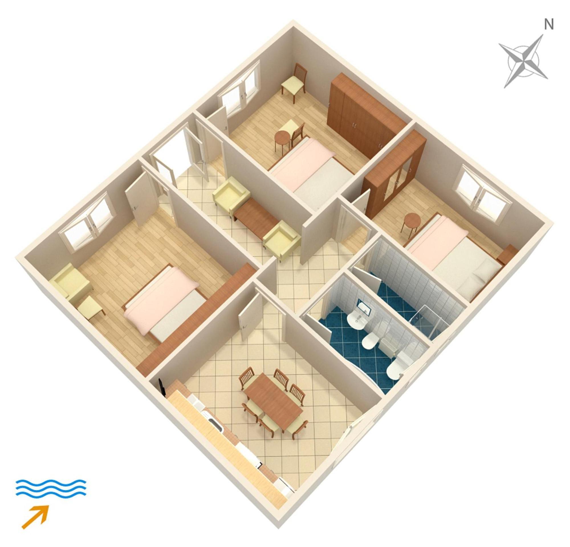 Apartment Supetarska Draga - Donja 2020A Раб Экстерьер фото